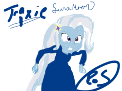 Size: 1280x960 | Tagged: safe, trixie, equestria girls, g4, my little pony equestria girls: rainbow rocks, drawing, female, solo