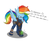 Size: 1700x1400 | Tagged: safe, artist:php66, rainbow dash, g4, dialogue, fallout, simple background, singing, solo, white background