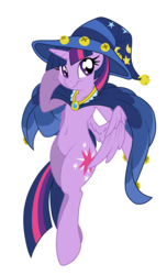 Size: 1000x1646 | Tagged: safe, artist:celipelin, artist:dfectivedvice, twilight sparkle, alicorn, pony, g4, bipedal, clothes, costume, female, mare, simple background, solo, star swirl the bearded costume, transparent background, twilight sparkle (alicorn)