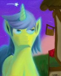 Size: 798x1001 | Tagged: safe, artist:dreamestella, comet tail, g4, background pony, male, solo