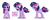 Size: 1280x504 | Tagged: safe, artist:flash equestria photography, twilight sparkle, oc, oc:stardust nova, alicorn, pony, unicorn, ultimare universe, g4, alternate design, alternate universe, cutie mark, female, horn, mare, show accurate, simple background, solo, turnaround, twilight sparkle (alicorn), ultimate twilight, unicorn twilight, white background