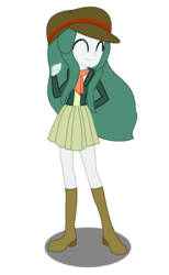 Size: 612x996 | Tagged: safe, artist:t-mack56, scott green, equestria girls, g4, background human, base used, coretta scott green, equestria guys, eyes closed, fashionista, fashionistas, male, rule 63, simple background, transparent background, vector