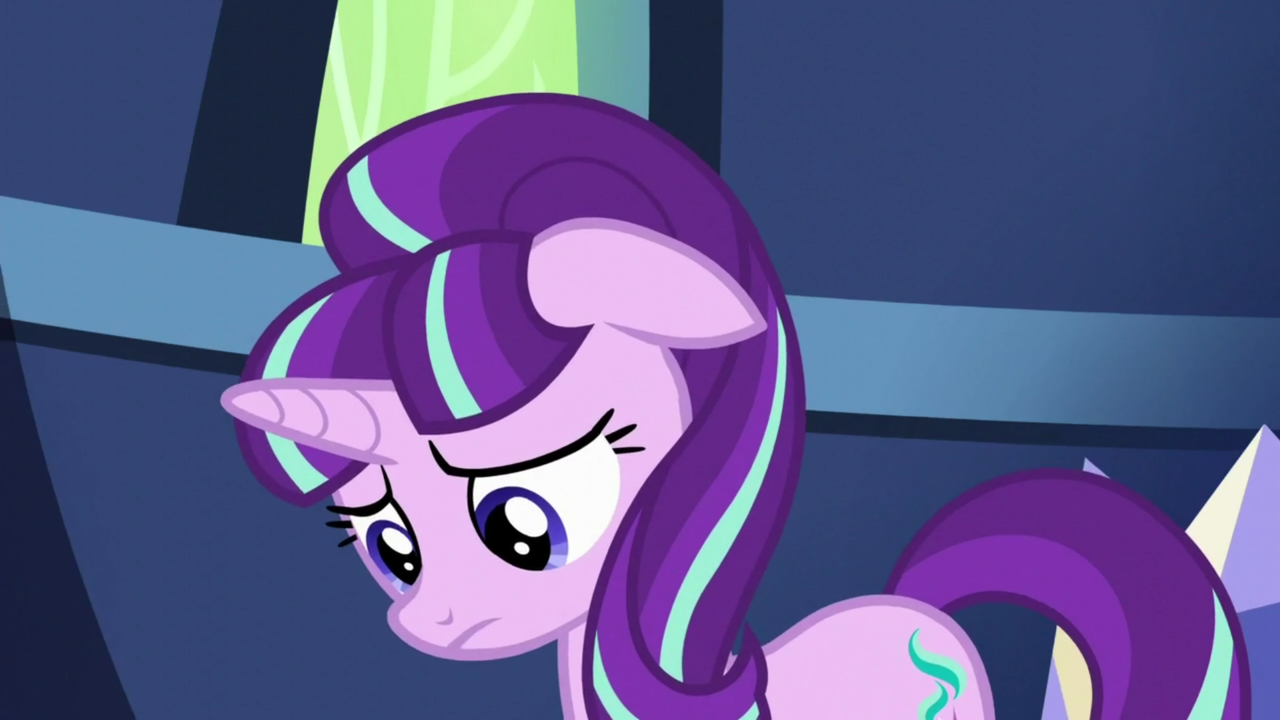 1058288 - safe, screencap, starlight glimmer, the cutie re-mark, female,  frown, s5 starlight, sad, sad face, sadlight glimmer, solo - Derpibooru