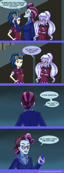 Size: 1335x3575 | Tagged: safe, artist:edowaado, indigo zap, principal abacus cinch, sugarcoat, equestria girls, g4, my little pony equestria girls: friendship games, 4koma, comic, energy drink, product placement, red bull, red bull gives you wings