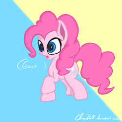 Size: 3000x3000 | Tagged: safe, artist:chrispy248, pinkie pie, g4, female, gasp, high res, solo