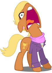 Size: 714x1000 | Tagged: safe, artist:hakar-kerarmor, ms. harshwhinny, g4, faic, female, flutterscream, nose in the air, screaming, simple background, solo, transparent background, unprofessional, vector