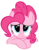 Size: 1056x1371 | Tagged: safe, artist:kuren247, pinkie pie, g4, female, looking at you, simple background, solo, transparent background, vector