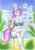 Size: 1961x2799 | Tagged: safe, artist:sinaherib, oc, oc only, oc:amber earring, anthro, plantigrade anthro, beach, big breasts, bikini, breasts, cleavage, clothes, feet, female, levitation, magic, offspring, parent:fancypants, parent:rarity, parents:raripants, solo, swimsuit, telekinesis