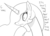 Size: 725x529 | Tagged: safe, artist:klondike, princess celestia, alicorn, pony, g4, female, grayscale, make some friends, monochrome, simple background, solo, white background