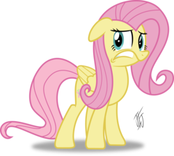 Size: 3000x2692 | Tagged: safe, artist:mlp-scribbles, fluttershy, g4, female, high res, show accurate, simple background, solo, standing, the fairly oddparents, transparent background, vector