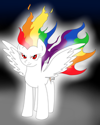 Size: 1600x2000 | Tagged: safe, artist:megaartist923, rainbow dash, g4, female, solo, super rainbow dash