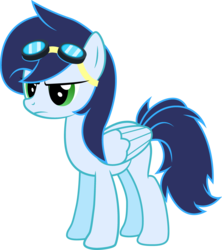 Size: 2705x3047 | Tagged: safe, artist:duskthebatpack, artist:henx125, edit, soarin', pony, g4, female, glide, high res, recolor, rule 63, simple background, solo, transparent background, vector