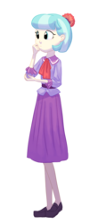 Size: 480x1005 | Tagged: safe, artist:carnifex, coco pommel, equestria girls, g4, commission, equestria girls-ified, female, simple background, solo, transparent background