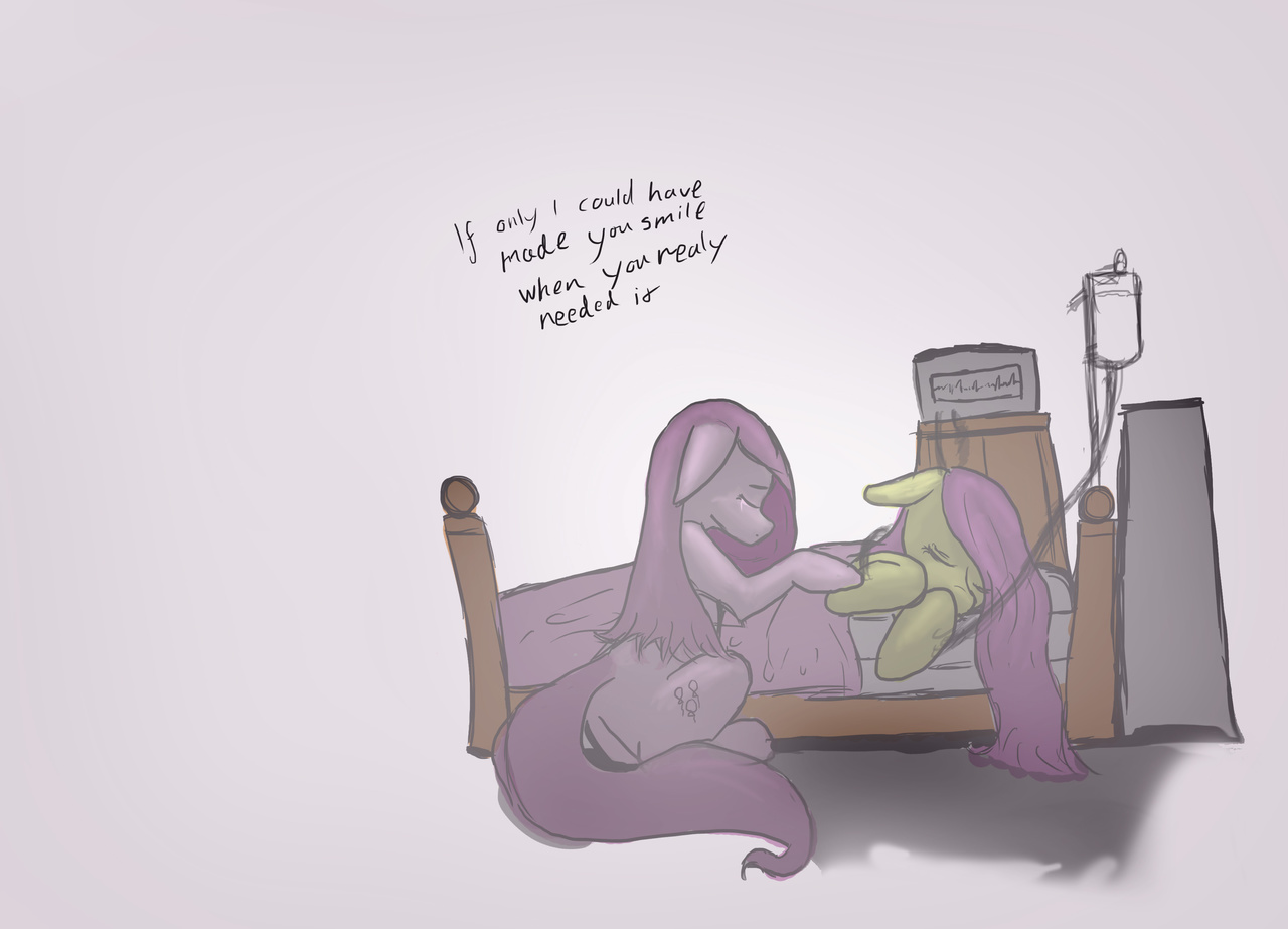 bed, coma, crying, high res, hospital, implied <b>suicide</b>, pinkamena diane pie...