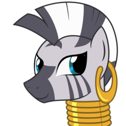 Size: 930x930 | Tagged: safe, artist:bootsyslickmane, zecora, zebra, g4, female, portrait, simple background, smiling, solo, transparent background