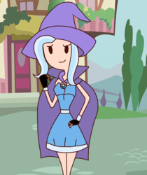 Size: 1000x1190 | Tagged: safe, artist:marytr, trixie, human, g4, adventure time, female, humanized, male, solo, style emulation