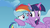 Size: 1280x720 | Tagged: safe, edit, screencap, rainbow dash, twilight sparkle, alicorn, pony, g4, the cutie re-mark, creepy, creepy smile, female, filly, filly rainbow dash, gritted teeth, lesbian, mare, out of context, personal space invasion, ship:twidash, shipping, smiling, stranger danger, twilest dashle, twilight is a foal fiddler, twilight sparkle (alicorn)