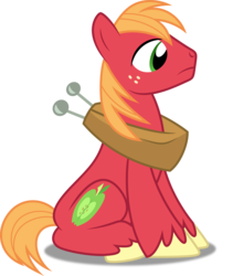 Size: 4218x5000 | Tagged: safe, artist:dashiesparkle, big macintosh, earth pony, pony, g4, .svg available, absurd resolution, male, simple background, sitting, solo, stallion, transparent background, vector