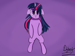 Size: 1600x1200 | Tagged: safe, artist:dybekscoots, twilight sparkle, g4, female, floppy ears, solo