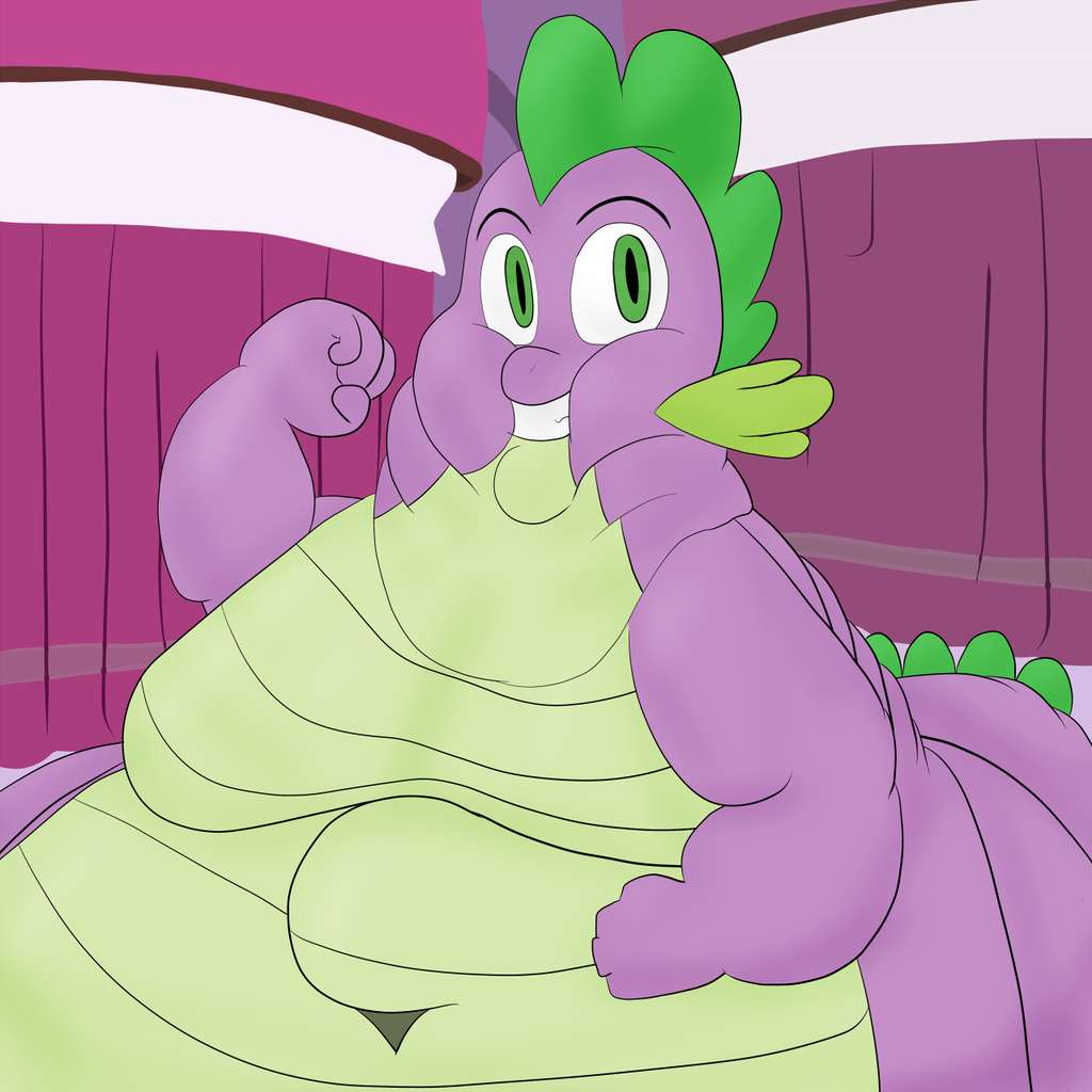 #1071584 - questionable, artist:masteroftoast, spike, g4, bhm, fat, fat ...