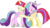 Size: 1600x883 | Tagged: dead source, safe, artist:wolfangelmoon, moondancer, princess cadance, starlight glimmer, twilight sparkle, alicorn, pony, g4, alicornified, alternate universe, clothes, duo, eyes closed, female, hoof shoes, hug, jewelry, mare, moondancercorn, race swap, recolor, regalia, shoes, simple background, starlicorn, transparent background, twilight sparkle (alicorn)