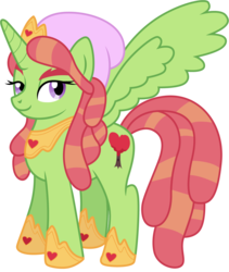 Size: 1119x1323 | Tagged: safe, artist:cloudy glow, tree hugger, alicorn, pony, g4, alicornified, clothes, female, mare, race swap, shoes, simple background, solo, spread wings, transparent background, wings