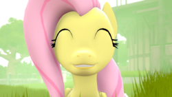 Size: 1024x576 | Tagged: safe, artist:melodycloud14, fluttershy, pony, g4, 3d, female, solo, source filmmaker