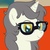 Size: 512x512 | Tagged: safe, artist:lion-grey, oc, oc only, oc:short fuse, pony, unicorn, glasses, male, smiling, solo