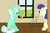 Size: 2343x1530 | Tagged: safe, artist:kaleysia, bon bon, lyra heartstrings, sweetie drops, g4, levitation, magic, telekinesis