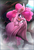 Size: 1181x1748 | Tagged: safe, artist:failprofile, artist:madacon, pinkie pie, earth pony, anthro, g4, cute, fangs, female, pinkiebat, solo, wing arms