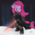 Size: 2000x2000 | Tagged: safe, artist:fluttair, pinkie pie, g4, crossguard lightsaber, crossover, female, high res, kylo ren, lightsaber, pinkamena diane pie, rage, solo, star wars, star wars: the force awakens, tumblr, weapon