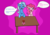 Size: 2000x1400 | Tagged: safe, artist:thecrimsondm, pinkie pie, trixie, pony, unicorn, g4, female, mare, present