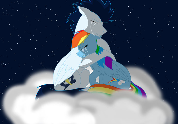 Safe Artist Colourstrike Rainbow Dash Soarin Pony