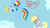 Size: 1024x576 | Tagged: safe, artist:kinkykittey, derpy hooves, rainbow dash, soarin', spitfire, pegasus, pony, g4, female, mare