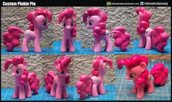 Size: 2980x1762 | Tagged: safe, artist:eljoeydesigns, pinkie pie, g4, brushable, customized toy, irl, photo, toy