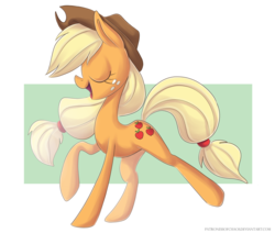 Size: 907x768 | Tagged: safe, artist:patronessofchaos, applejack, g4, female, solo