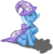 Size: 89x90 | Tagged: safe, artist:misno26, trixie, pony, unicorn, g4, eyes closed, female, mare, pixel art, sitting, solo