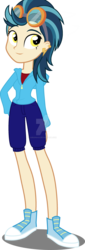 Size: 1024x3001 | Tagged: safe, artist:airiana45, indigo zap, equestria girls, g4, my little pony equestria girls: friendship games, boots, canterlot high, clothes, converse, eye, eyes, female, shoes, shorts, simple background, sneakers, solo, transparent background, watermark