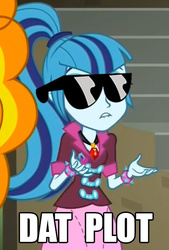 Size: 373x553 | Tagged: safe, adagio dazzle, sonata dusk, equestria girls, g4, my little pony equestria girls: rainbow rocks, dat ass, image macro, lip bite, meme, sunglasses