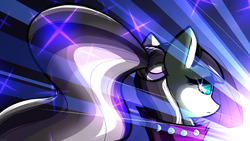 Size: 4800x2700 | Tagged: safe, artist:flamevulture17, coloratura, g4, countess coloratura, female, ponytail, solo