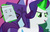 Size: 800x514 | Tagged: safe, edit, edited screencap, screencap, rarity, pony, unicorn, g4, inspiration manifestation, my little pony: friendship is magic, corrupted, don't hug me i'm scared, female, inspirarity, magic, magic aura, mare, notepad (dhmis), possessed, telekinesis