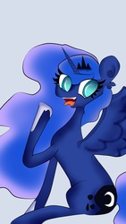 Size: 2322x4128 | Tagged: safe, artist:lunakaat, princess luna, g4, female, solo