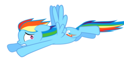Size: 1900x1200 | Tagged: safe, rainbow dash, g4, asset, female, flying away, photoshop, scared, solo