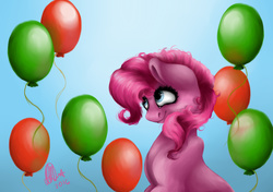 Size: 2462x1737 | Tagged: safe, artist:kimsteinandother, pinkie pie, earth pony, pony, g4, female, solo