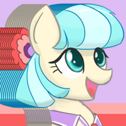 Size: 2500x2500 | Tagged: safe, artist:mrtankhill, coco pommel, g4, female, high res, solo