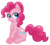 Size: 579x525 | Tagged: safe, artist:cloureed, pinkie pie, earth pony, pony, g4, female, raised hoof, simple background, sitting, solo, transparent background