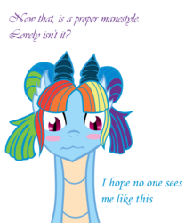 Size: 1000x1200 | Tagged: safe, rainbow dash, hydra pony, ask hydra mane 6, g4