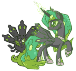 Size: 786x740 | Tagged: safe, artist:paintsplatter, zygarde, pokémon, ponified, solo