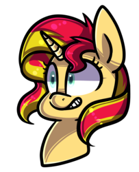 Size: 1280x1580 | Tagged: safe, artist:pinipy, sunset shimmer, pony, unicorn, g4, female, solo