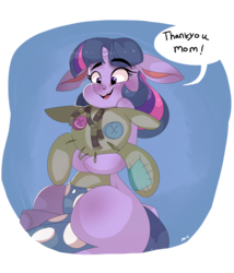 Size: 2000x2340 | Tagged: safe, artist:mili-kat, smarty pants, twilight sparkle, g4, female, filly, filly twilight sparkle, floppy ears, high res, sitting, solo